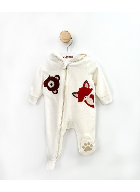 03 macacao bebe menino plush bichinhos trick nick off white g
