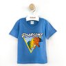 01 camiseta menino dinossauro geometrico catolele azul 6