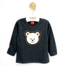 02 camiseta menino ursinho bordado kyly cinza chumbo 2