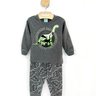05 pijama menino manga longa dino paradise brilha no escuro kyly cinza chumbo 1