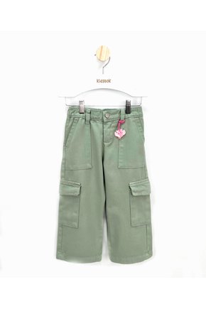 02 calca cargo menina sarja kidstok bege 16