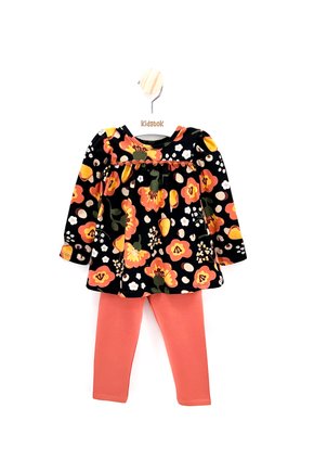 03 conjunto menina blusa malha floral e calca molecotton nanai branco 4