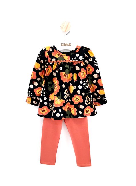 03 conjunto menina blusa malha floral e calca molecotton nanai branco 4