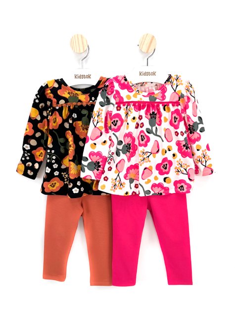 05 conjunto menina blusa malha floral e calca molecotton nanai branco 4