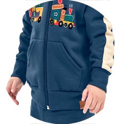 01 conjunto menino jaqueta e calca moletom caminhoes elian cinza m