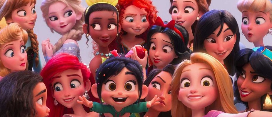 Nomes de princisas da Disney