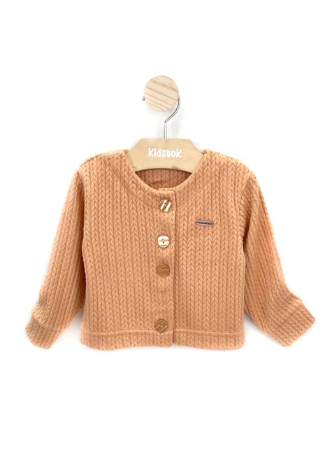 02 casaco menina la botoes coloritta laranja claro 4