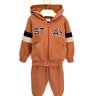 05 conjunto menino jaqueta moletom everest e calca stay angero marrom 4