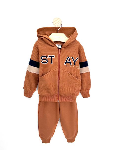 Conjunto Menino Jaqueta Moletom Everest e Calça Stay Angerô