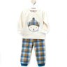 04 pijama menino manga longa soft ursinho brandili azul marinho 8