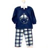 05 pijama menino manga longa soft ursinho brandili azul marinho 8