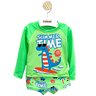 01 conjunto menino camiseta sunga uv dino summer fakini verde 2