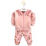 02 conjunto menina jaqueta e calca molecotton floral ponei elian caramelo 3