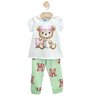04 pijama menina blusa e calca ursinho brilha no escuro kyly branco 6