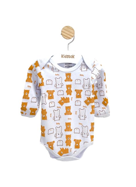 01 body bebe menino ursinho kidstok branco g