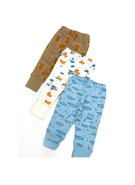 02 kit mijao bebe menino c 3 estampado kidstok m