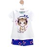 05 pijama menina manga curta gatinho fone kyly branco 2