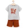 01 conjunto menino camiseta e bermuda coqueiro elian cinza 8