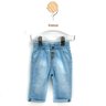 02 calca bebe menina jeans botoes kidstok jeans p
