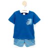 02 conjunto menino camiseta e bermuda moletinho listrada elian azul escuro 2