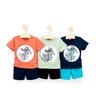 05 conjunto menino camiseta e bermuda moletinho astronauta kyly terracota 3