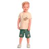 02 conjunto menino camiseta e bermuda moletinho rinoceronte brandili caramelo 1