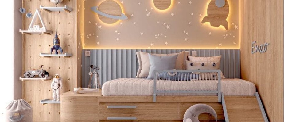 Como organizar quarto de bebê menino