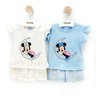 01 pijama menina manga curta minnie fakini azul claro 3