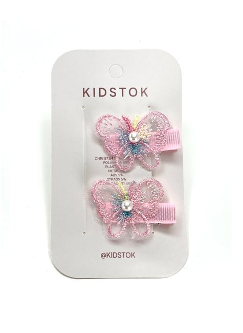 04 kit bico de pato c 2 borboleta kidstok amarelo