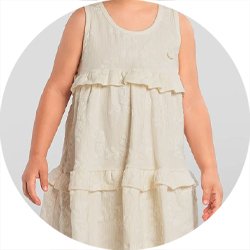 01 vestido menina cotton raminhos babado mundi rosa claro 4