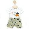 04 conjunto bebe menino body e bermuda tartarugas kyly azul marinho p