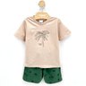 03 conjunto menino camiseta e bermuda moletinho coqueiro angero preto 8