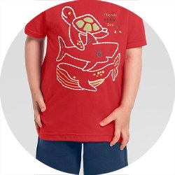 03 conjunto menino camiseta e bermuda moletinho bichinhos brandili azul marinho 2