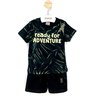 03 conjunto camiseta menino e bermuda cargo adventure fakini marrom 3
