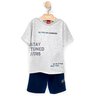 05 conjunto menino camiseta e bermuda moletinho texturizado kyly azul claro 8