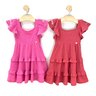 03 vestido menina trico floral babado angero magenta 4