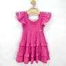 04 vestido menina trico floral babado angero magenta 4