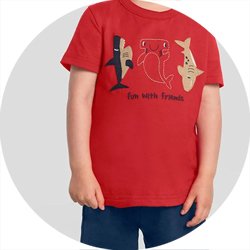 01 conjunto menino camiseta e bermuda tubaroes bordado brandili off white 1