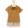 02 conjunto menino polo malha e bermuda moletom bolsos mundi verde musgo 2