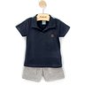 01 conjunto menino polo malha e bermuda moletom bolsos mundi cinza chumbo 2