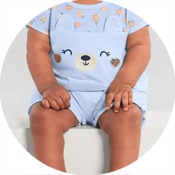 01 macaquinho bebe menina malha ursinho brandili rosa claro p