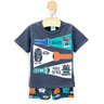 02 pijama menino camiseta e bermuda lanterna brilha no escuro kyly cinza chumbo 2