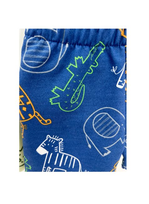 02 conjunto bebe menino body e bermuda elefantinho kyly branco g