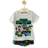 03 pijama menino camiseta e bermuda robo brilha no escuro angero cinza claro 10