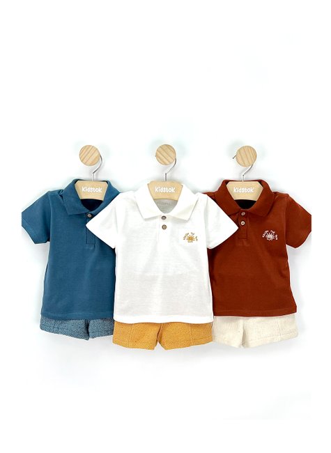 03 conjunto menino camiseta e bermuda eco bordado coloritta off white 3