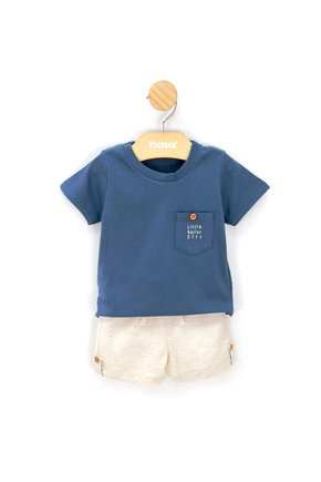 06 conjunto menino camiseta malha e bermuda linho little coloritta off white p