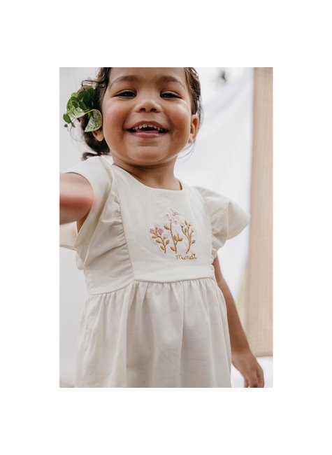 01 vestido menina sarja linho flores mundi bege 10