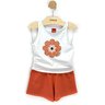 01 conjunto menina regata flor e short moletinho kyly cinza chumbo 12