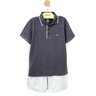 03 conjunto menino polo e bermuda sarja and co angero cinza chumbo 12