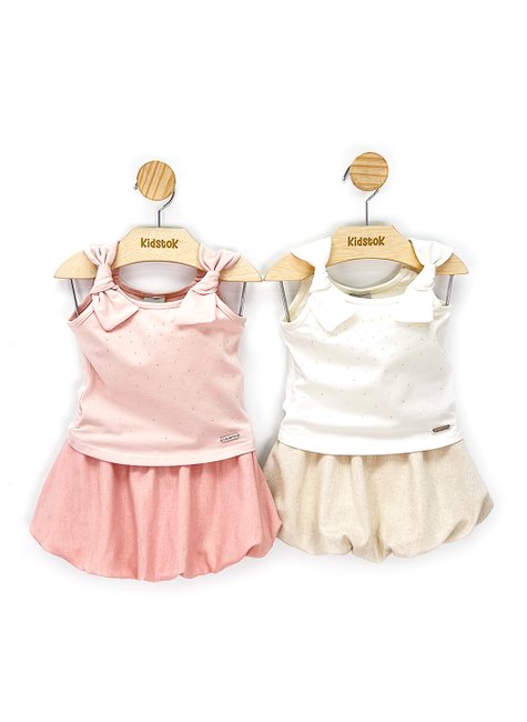 04 conjunto menina regata cotton e saia linho strass coloritta off white 3